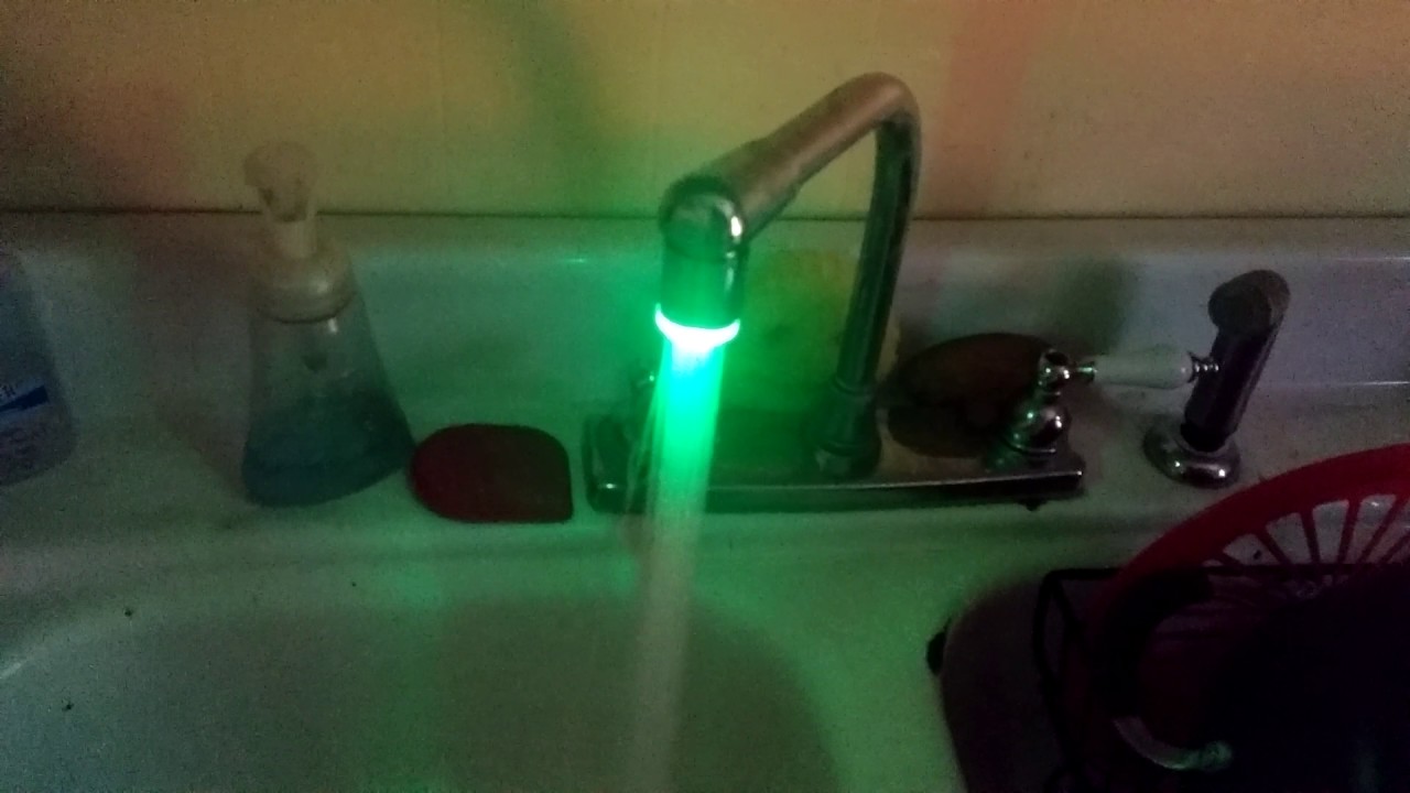 New LED sink nozzle