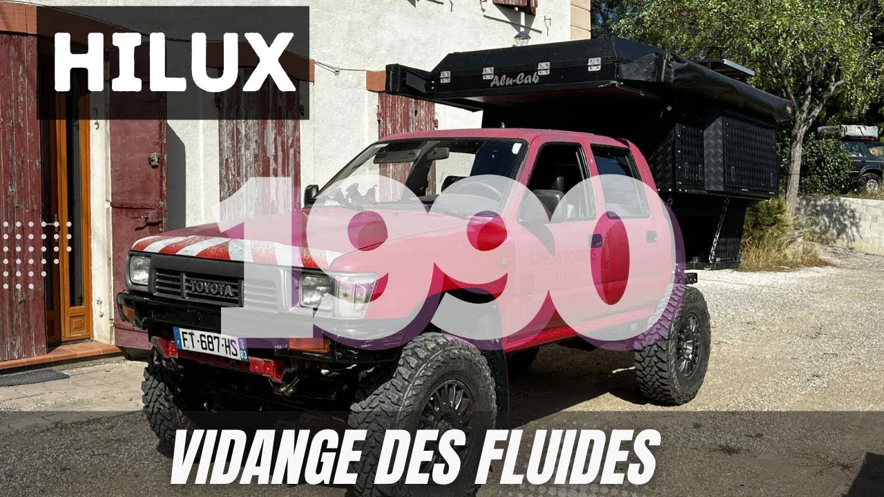 Je fais la révision de mon Toyota Hilux - Il est neuf !