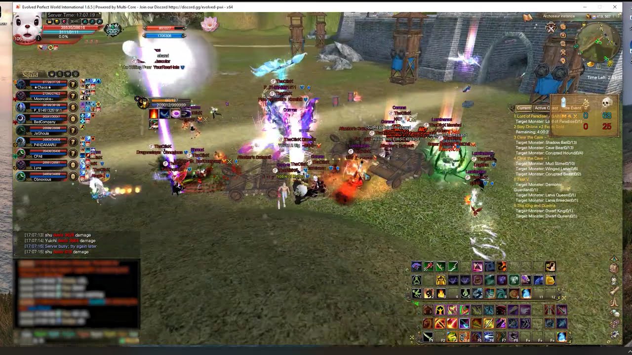 Evolved Perfect World Territory War 13-09-2025 ThaClick Vs Seraphim