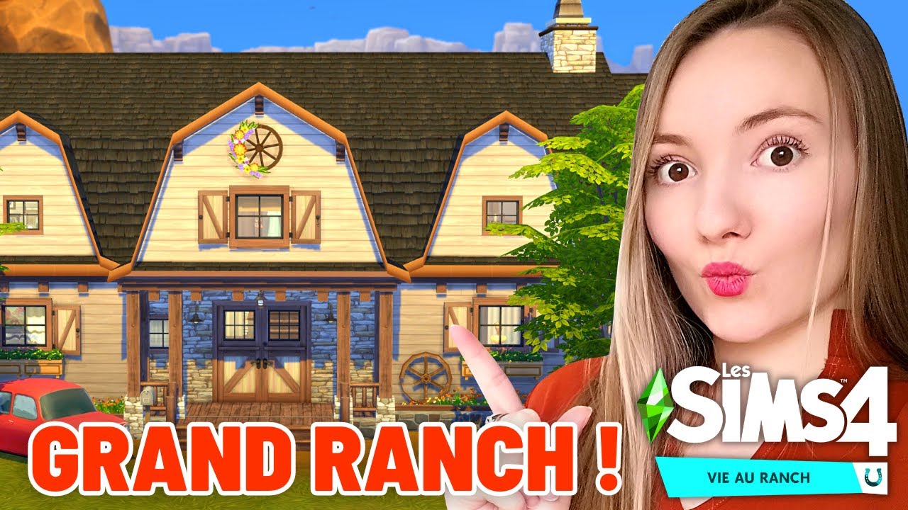 J'ai construit le ranch qu'il vous faut ! 🐴 SIMS 4