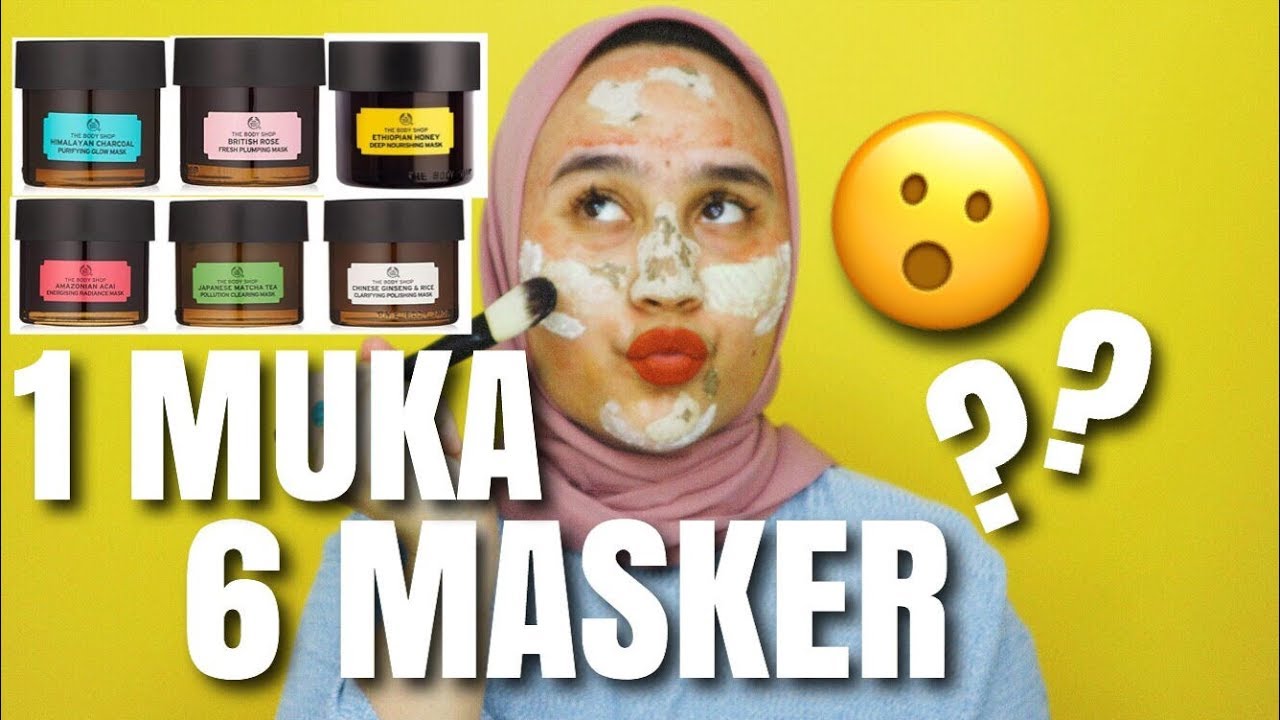 The Body Shop Mask ALL VARIANT Review & Demo!