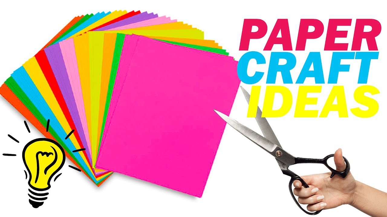 16 DIY CRAFT IDEAS WITH PAPER