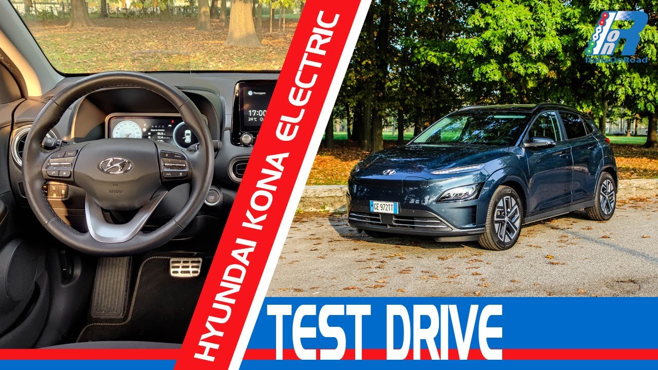 Prova Interni Hyundai KONA e su Strada 2022