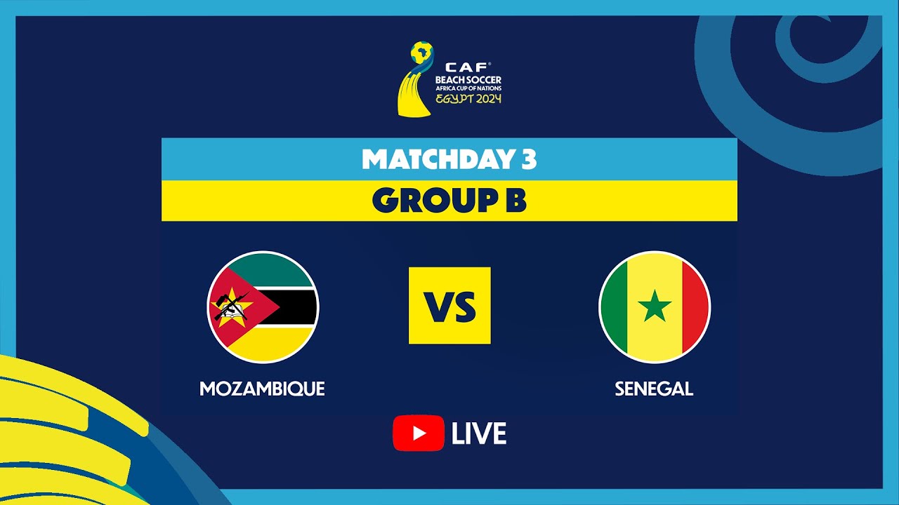 Mozambique vs Senegal - Beach Soccer AFCON 2024 (EN)