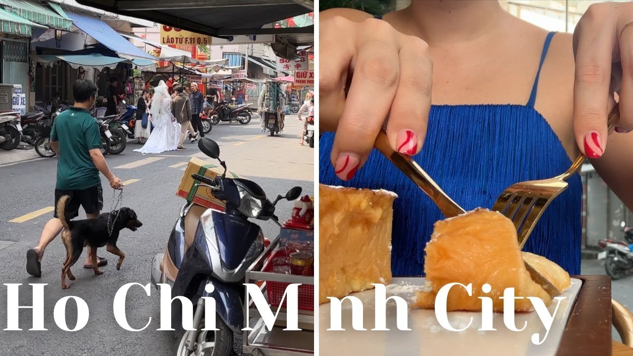 Ho Chi Minh City Travel Vlog | Street Life, Local food and Colorful Streets 🇻🇳