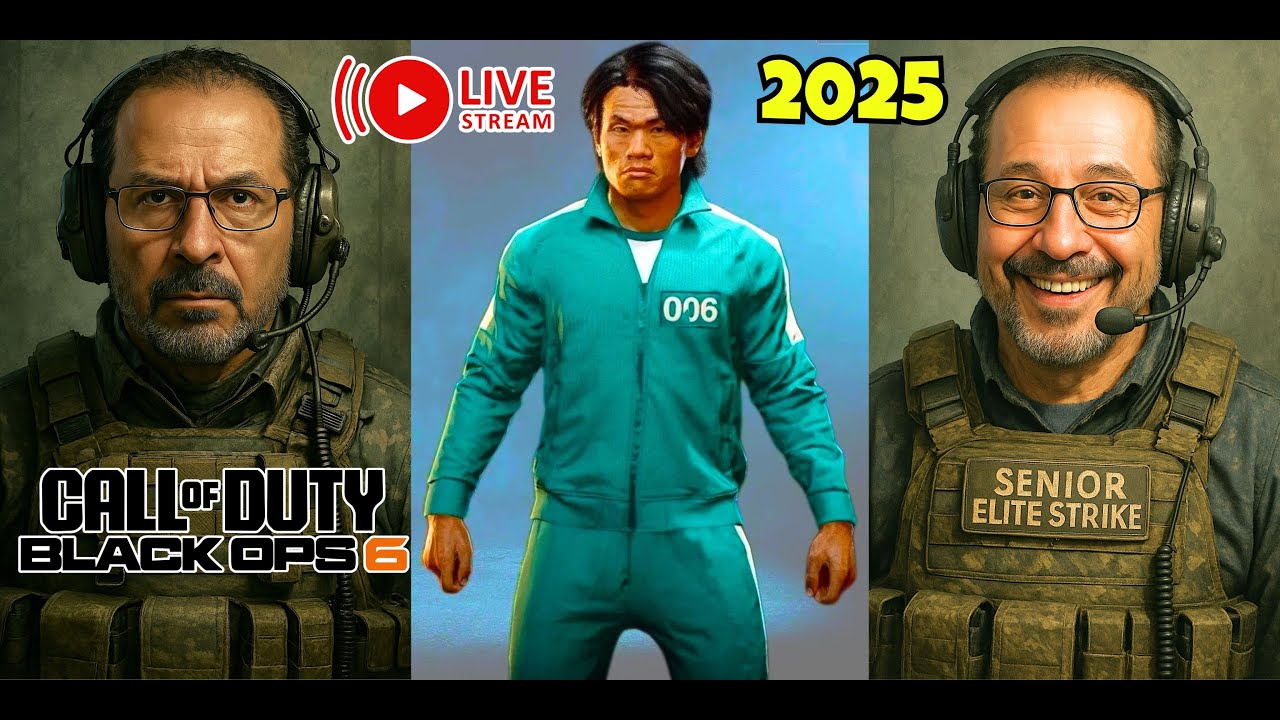 Senior Gamer Intense BO6 Live Gameplay 2025