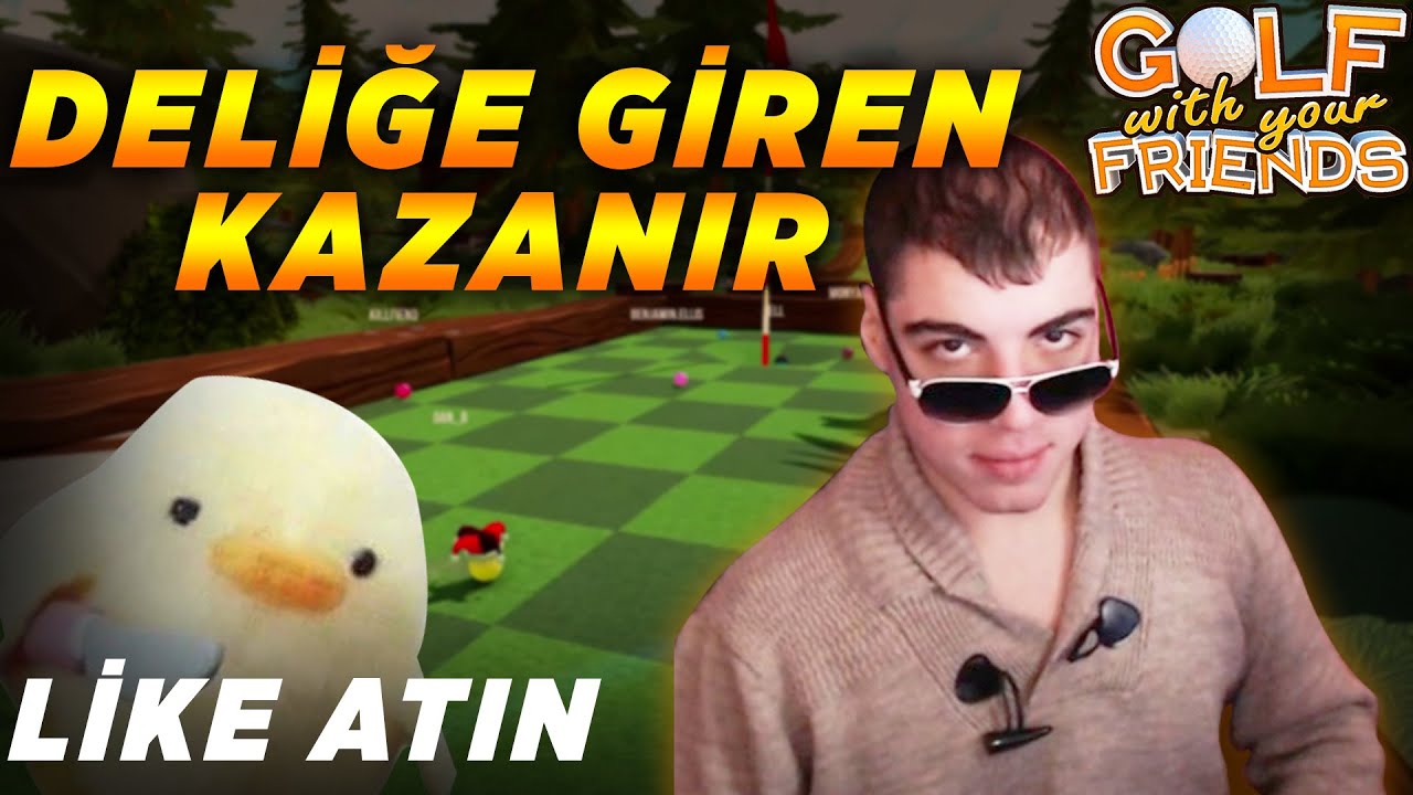 DELİĞE GİREN KAZANIR | GOLF WİTH YOUR FRİENDS #1