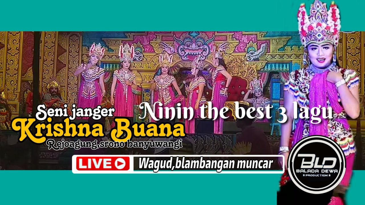 Ninin the best 3 lagu Janger krisna buana live wagud muncar