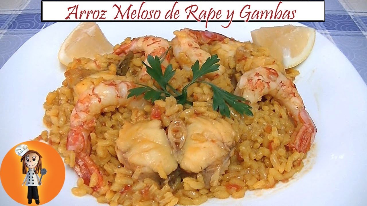 Arroz Meloso de Rape y Gambas | Receta de Cocina en Familia