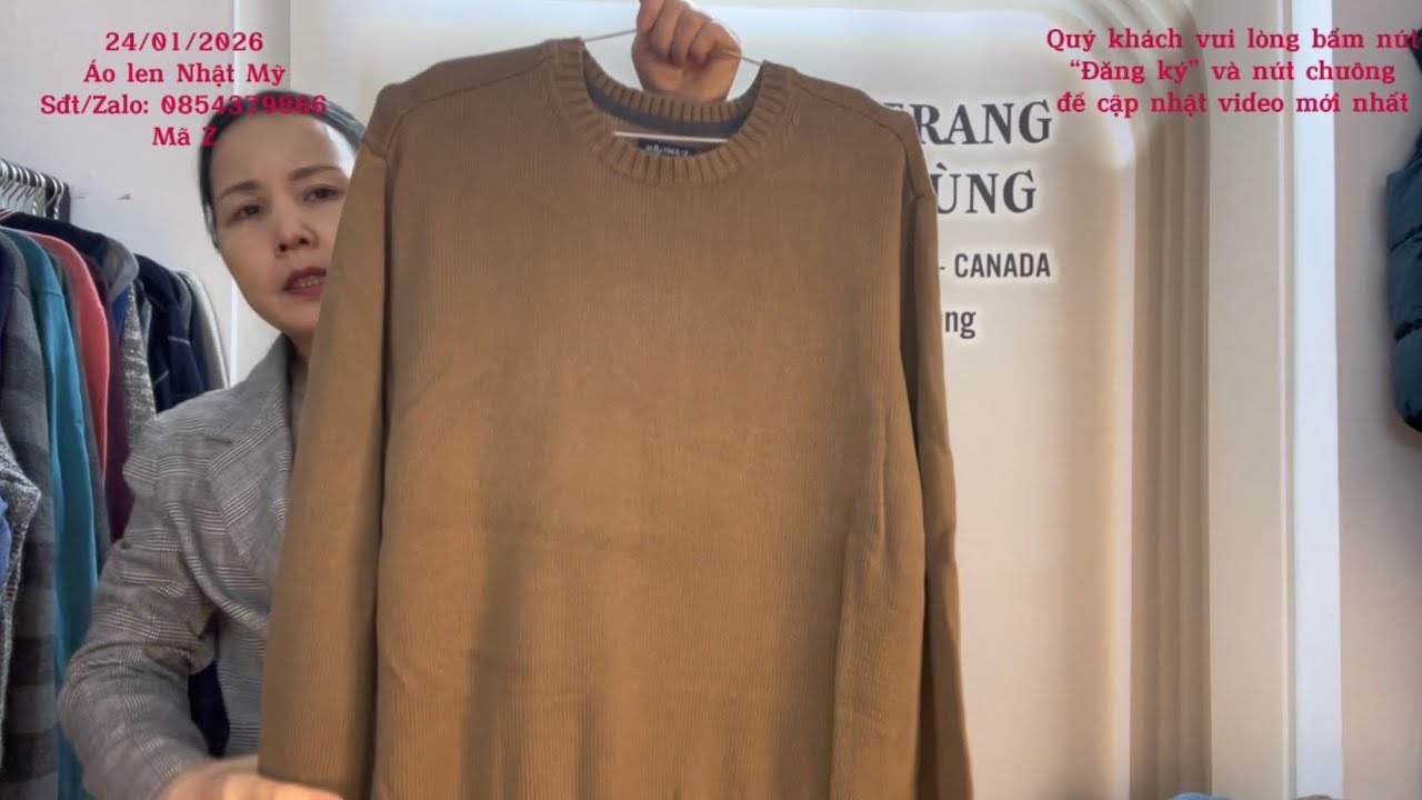 24/01/2026 SALES ÁO LEN MỸ NHẬT, ĐỒNG GIÁ 130K, FS TỪ 2 ÁO/ UNIQLO, OLD  NAVY, DOCKERS/ 0854379866