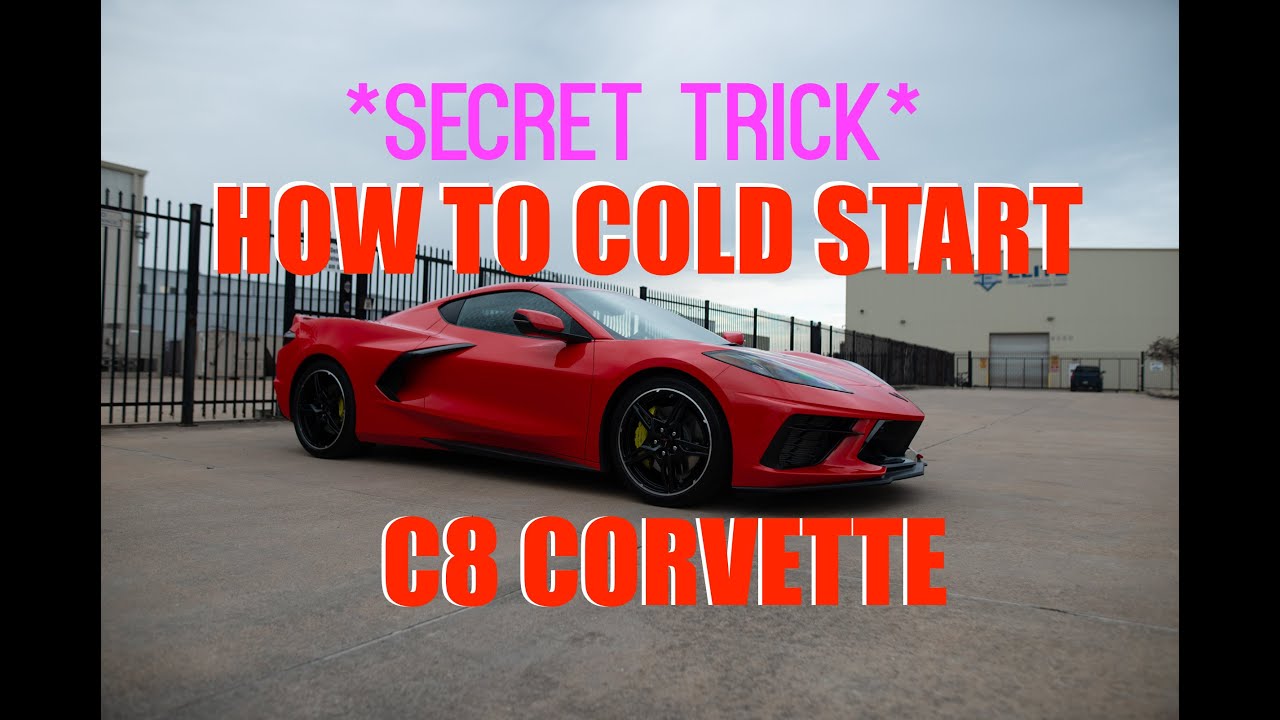 How To Properly Cold Start a C8 Corvette #c8 #c8corvette #corvette