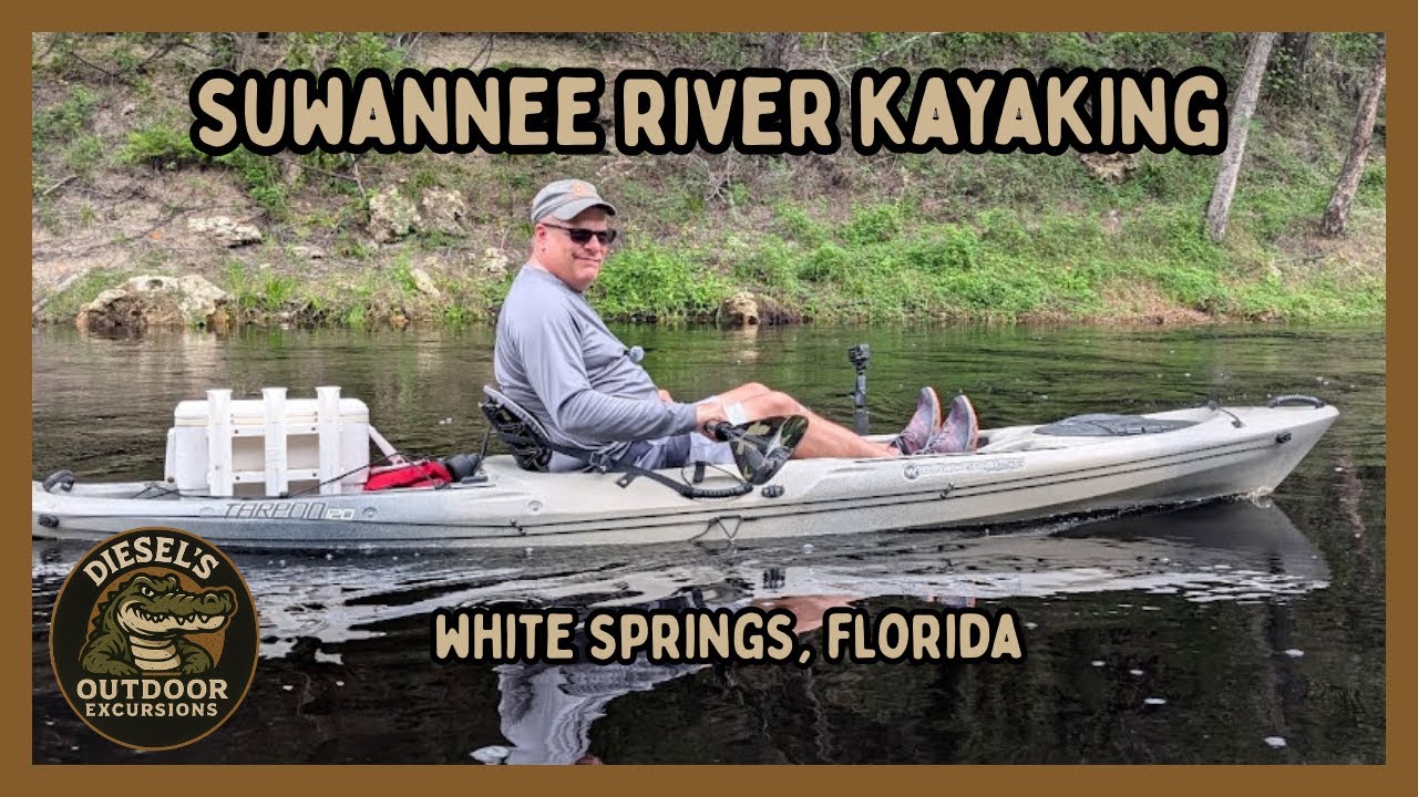 Kayaking the Suwannee River in White Springs, Florida