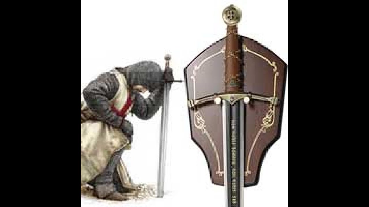 Espada Medieval Templ&aacute;rios Non Nnobis Domine 1,14cm