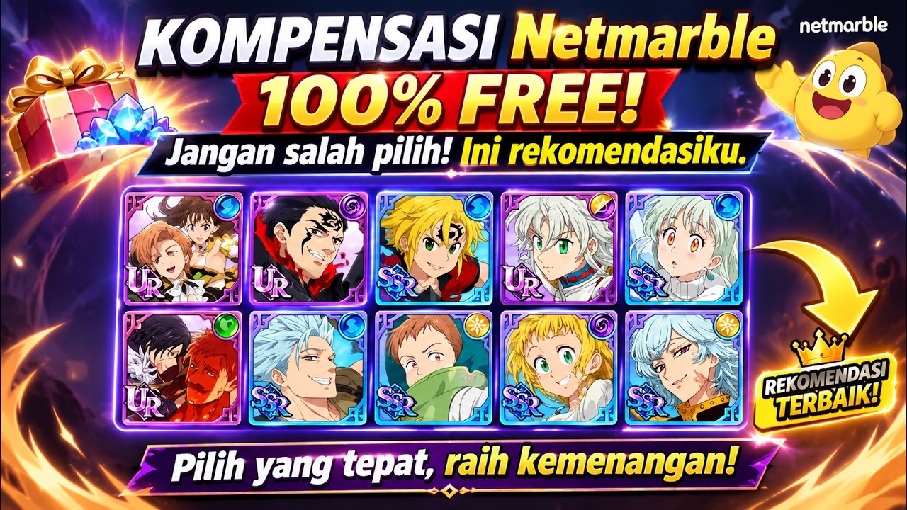 100% Free Hero! + Rekomendasi Pilih Apa [ 7DS Grand Cross ]