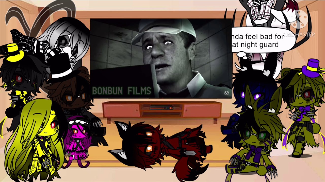 Nightmare Animatronics react to FNAF 3 Song:Run Run(GLRV)