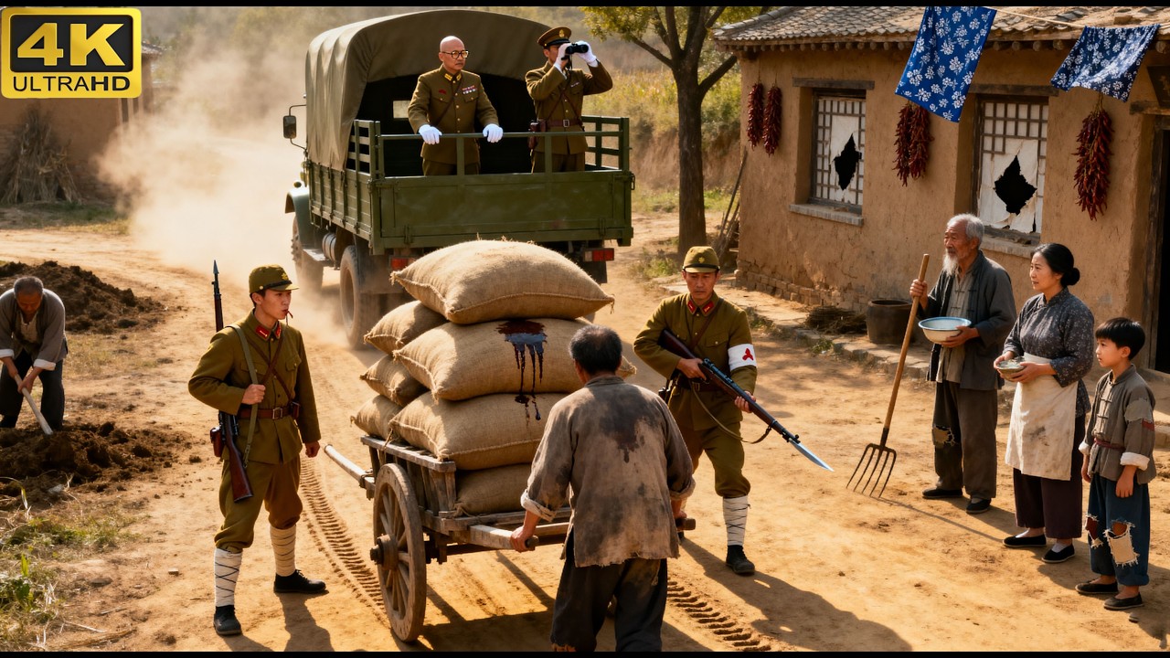 ⚔️【2025最新抗日神劇】日軍攔住一名推著車的農民，沒想到車上裝滿了槍！⚔️ Kungfu丨Action丨功夫丨抗日丨動作丨Chinesedrama丨中國電視劇丨中国功夫丨枪战丨Tai  Chi