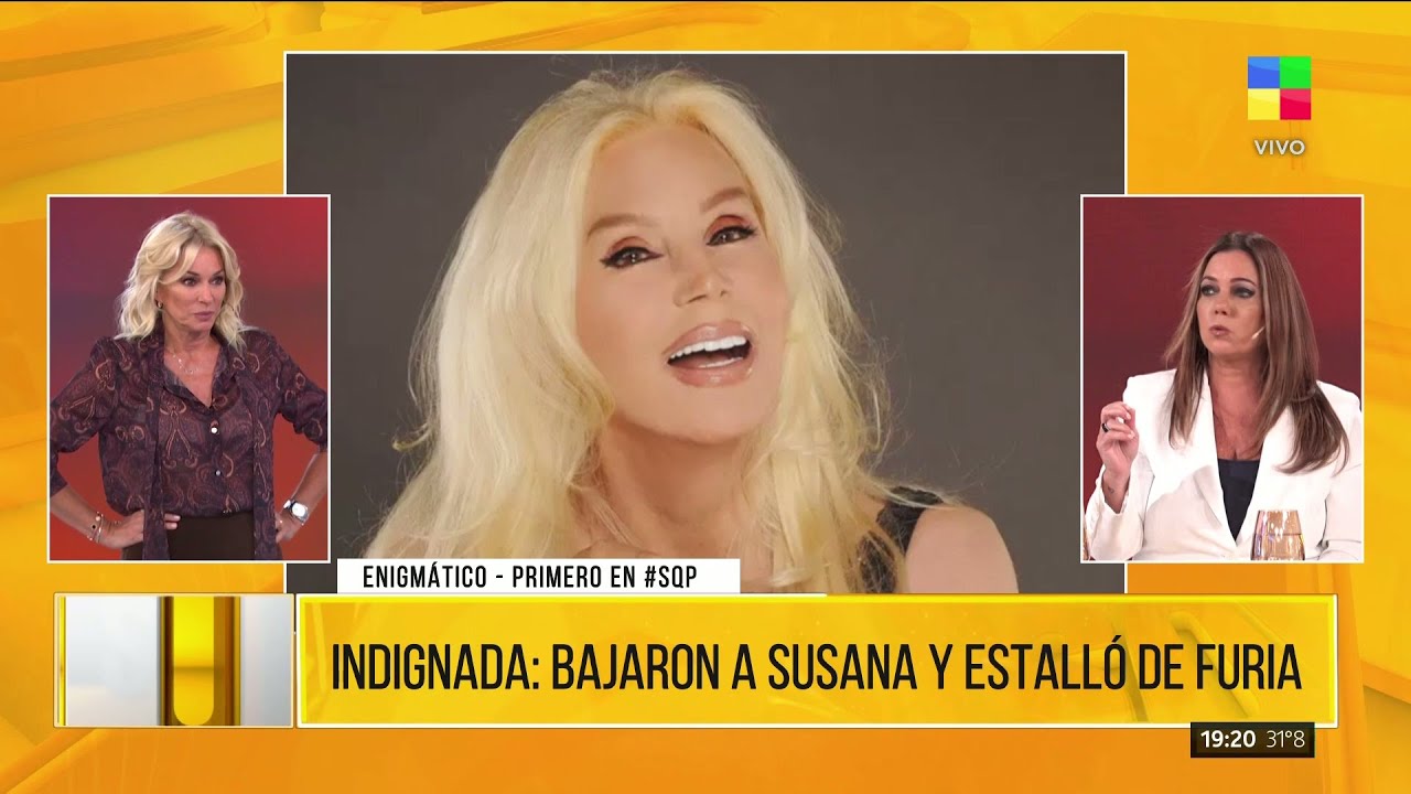 💣 INDIGNADA: BAJARON A SUSANA GIMÉNEZ POR FÁTIMA FLOREZ Y ESTALLÓ DE FURIA