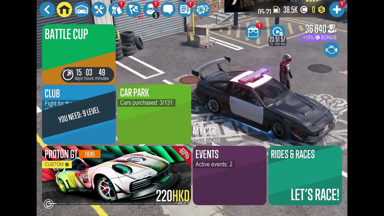 All my cars in carx drift racing 2