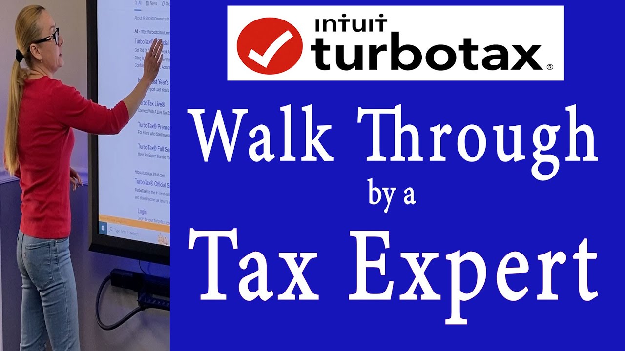 TurboTax  -  How to file your taxes online. Tutorial, walkthrough.
