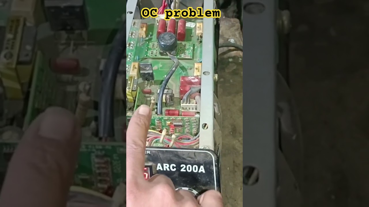 OC current problem welding machine 