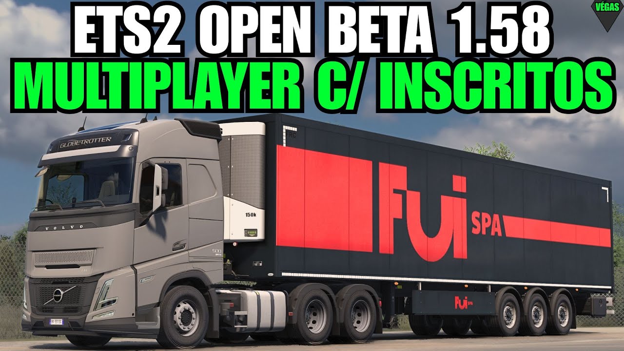 ETS2 1.58 open beta - testando as novidades - a melhor física do jogo