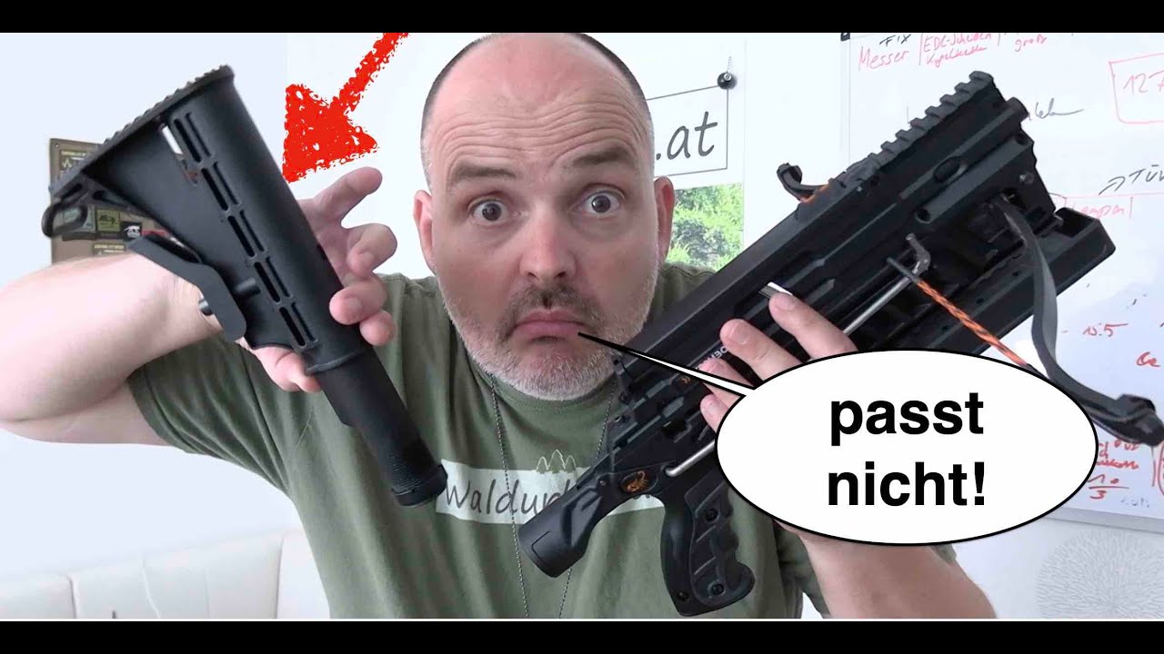 Probleme beim Schaft montieren - Steambow Stinger Tactical