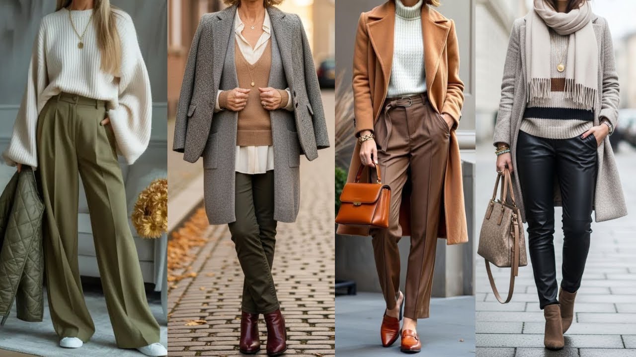 ATUENDOS  con JERSEY y PANTALÓN  para Invierno — Cómodos y con Estilo