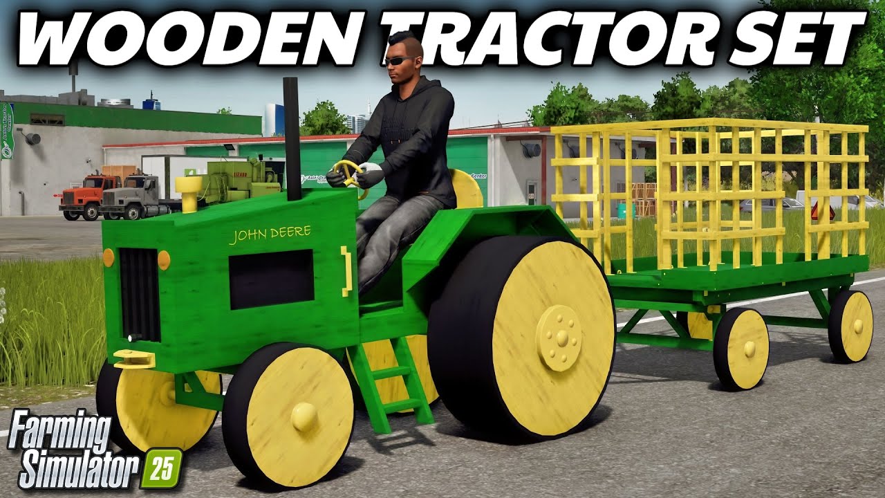 New Mods - Wooden Tractor Set, REALLY Nice Elmcreek, & More! | Farming Simulator 25