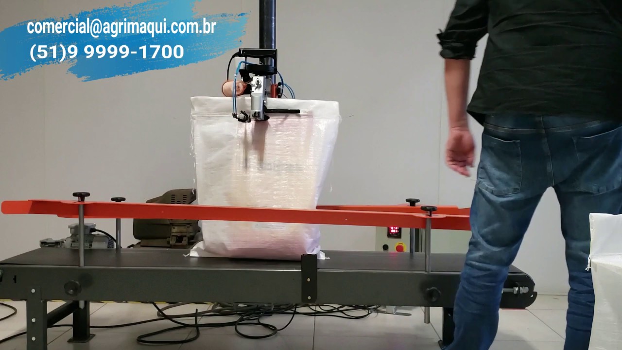 Costura de sacos automática