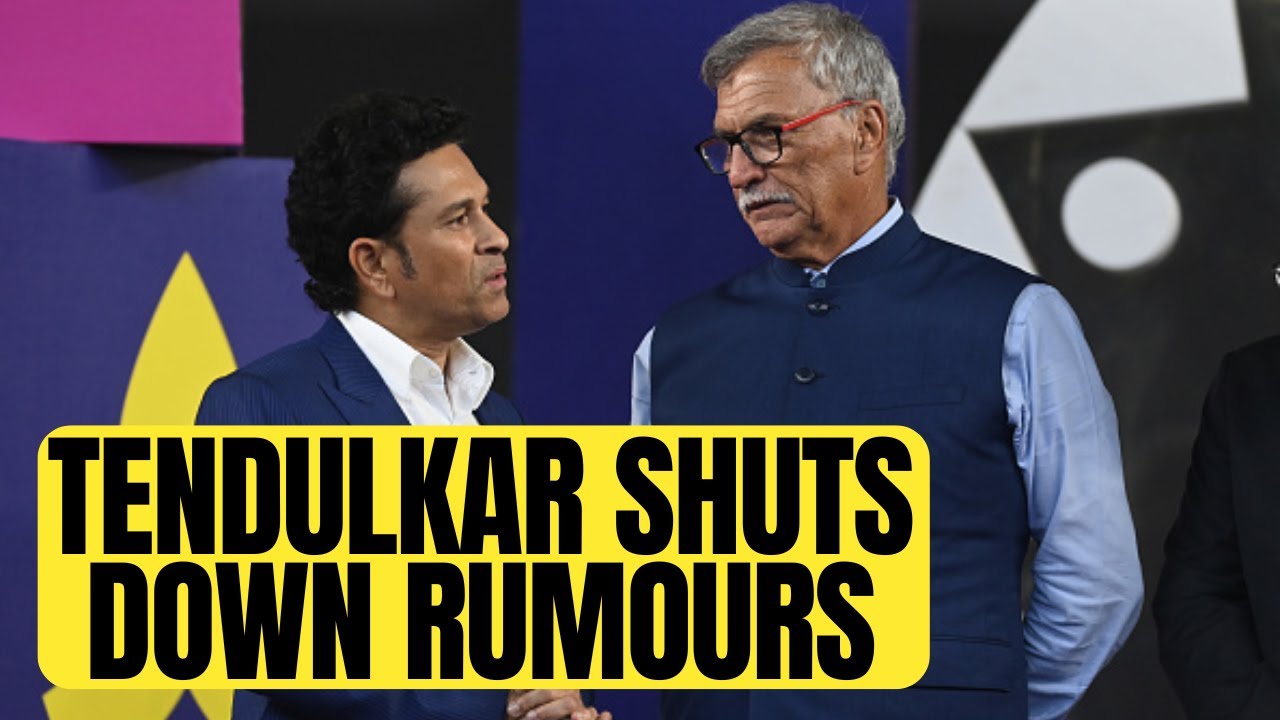 'Unfounded speculations' - Sachin Tendulkar denies running for BCCI president role | Sports Today
