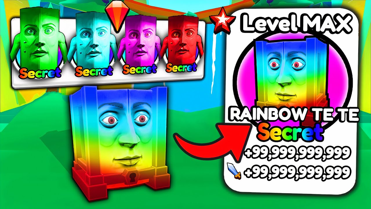 Starting Over as NOOB with RAINBOW TE TE CRATES in Brainrot Evolution!