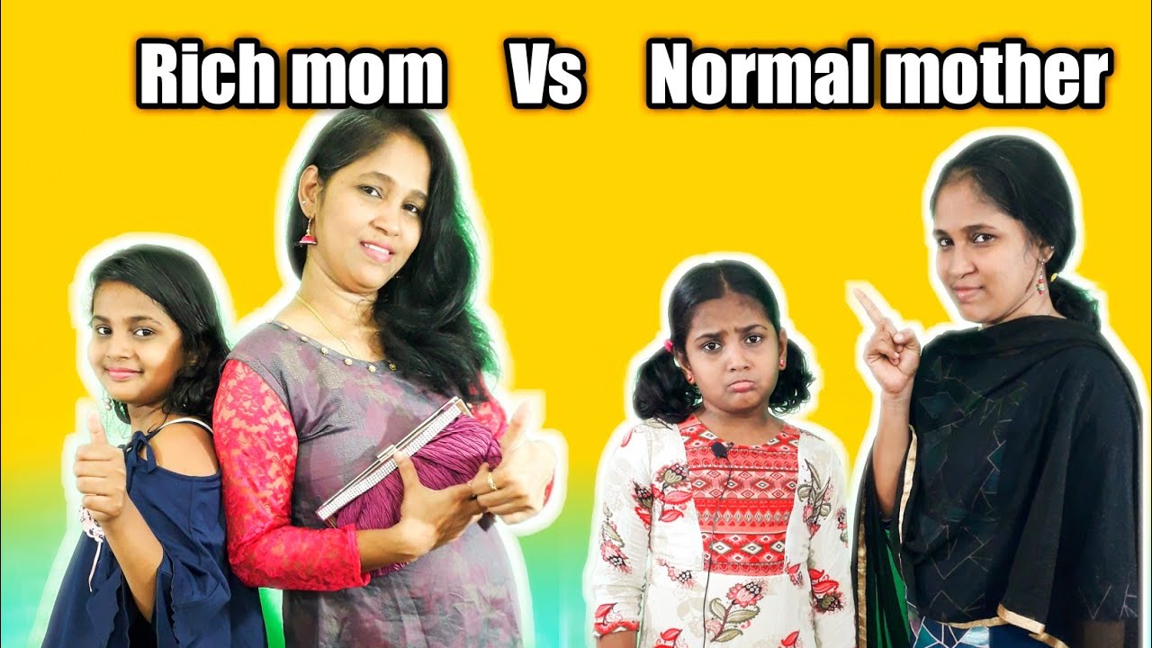 Rich mother vs normal mother | Comedy Video | Monika Prabhu