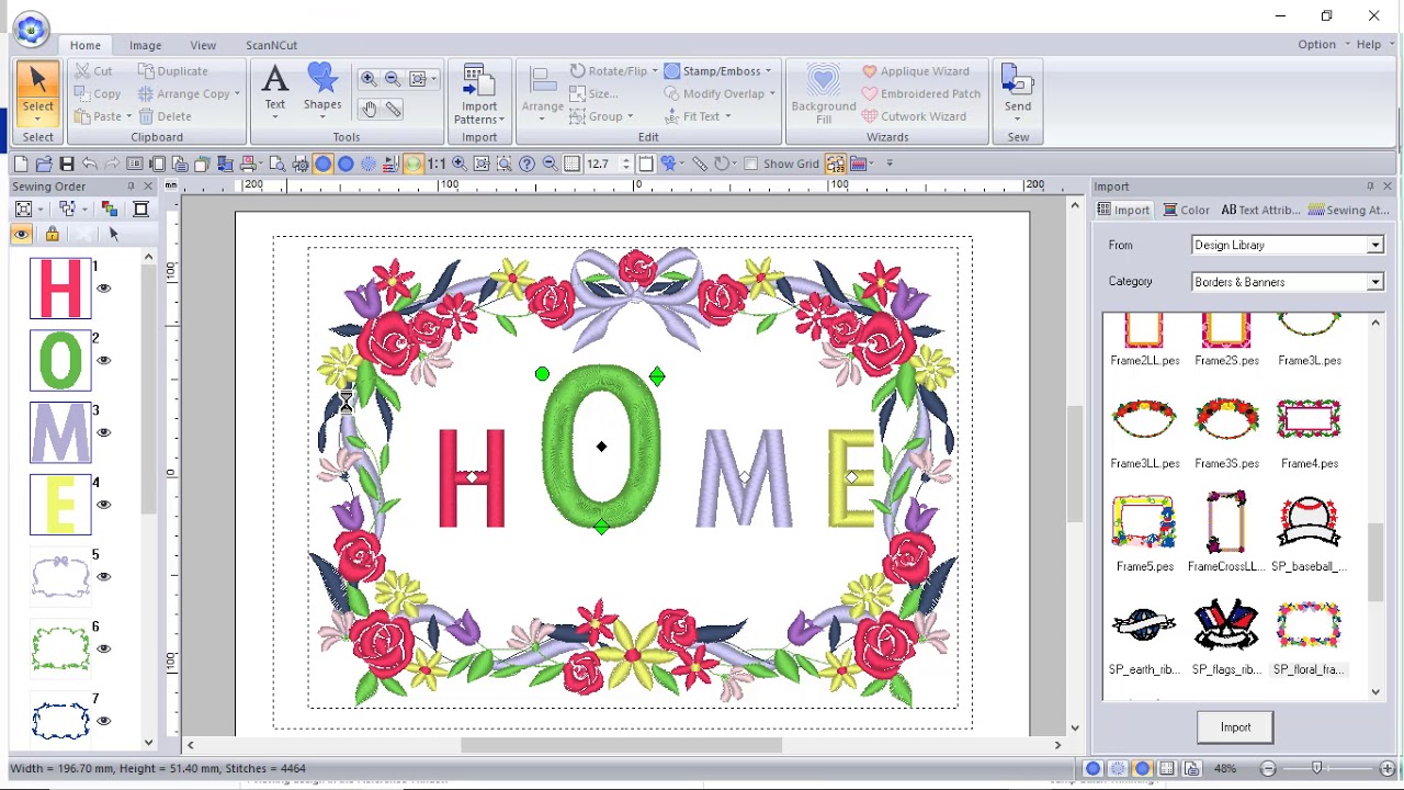 PE Design 11 - All About Sewing Order