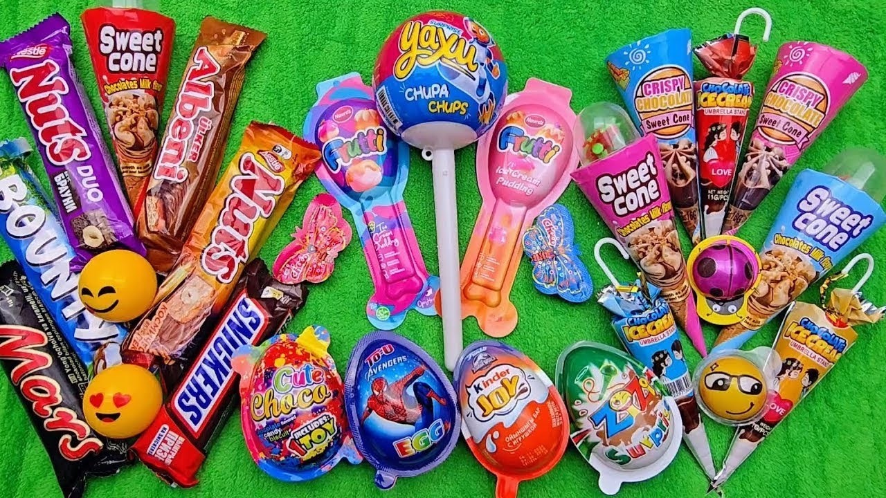 فيديو مُرضي | افتتاح محل مصاصات وحلويات - مصاصات حلوى قوس قزح اللذيذة