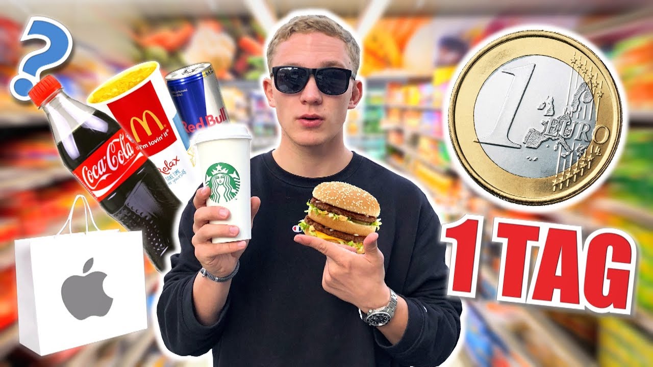 24 Stunden mit 1&euro; &uuml;berleben I 1 TAG 1&euro; CHALLENGE