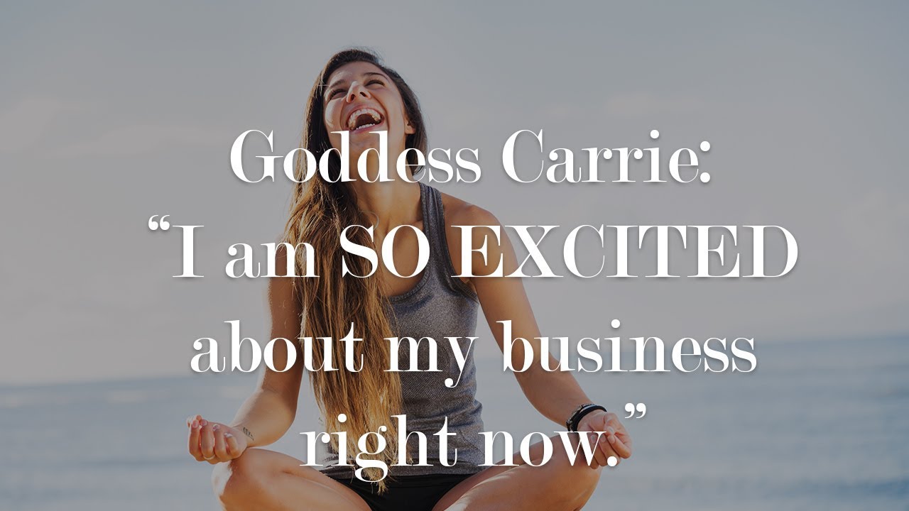 Building a Business as a Healthy Living Coach! Carrie's Spiritpreneur Story