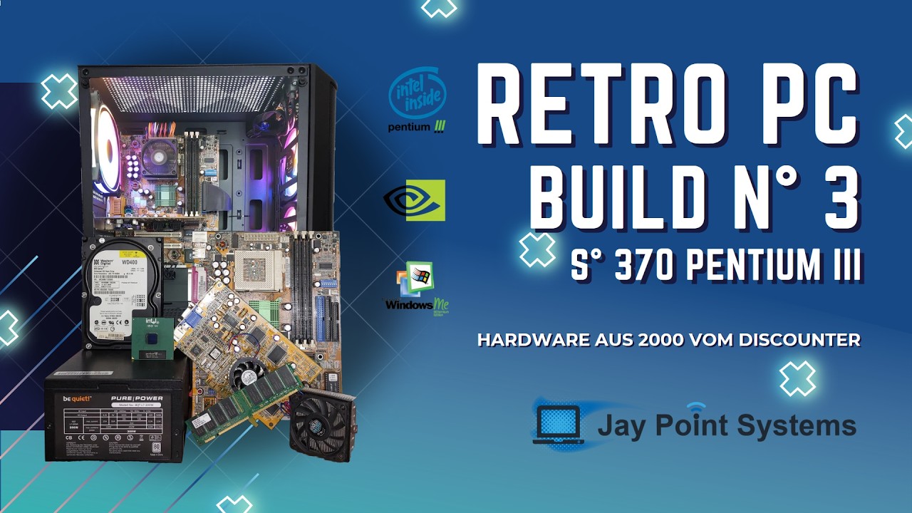Sockel 370 Pentium III Retro PC Build - Hardware aus 2000 vom Discounter | #RetroBastelei 3.0 (2024)