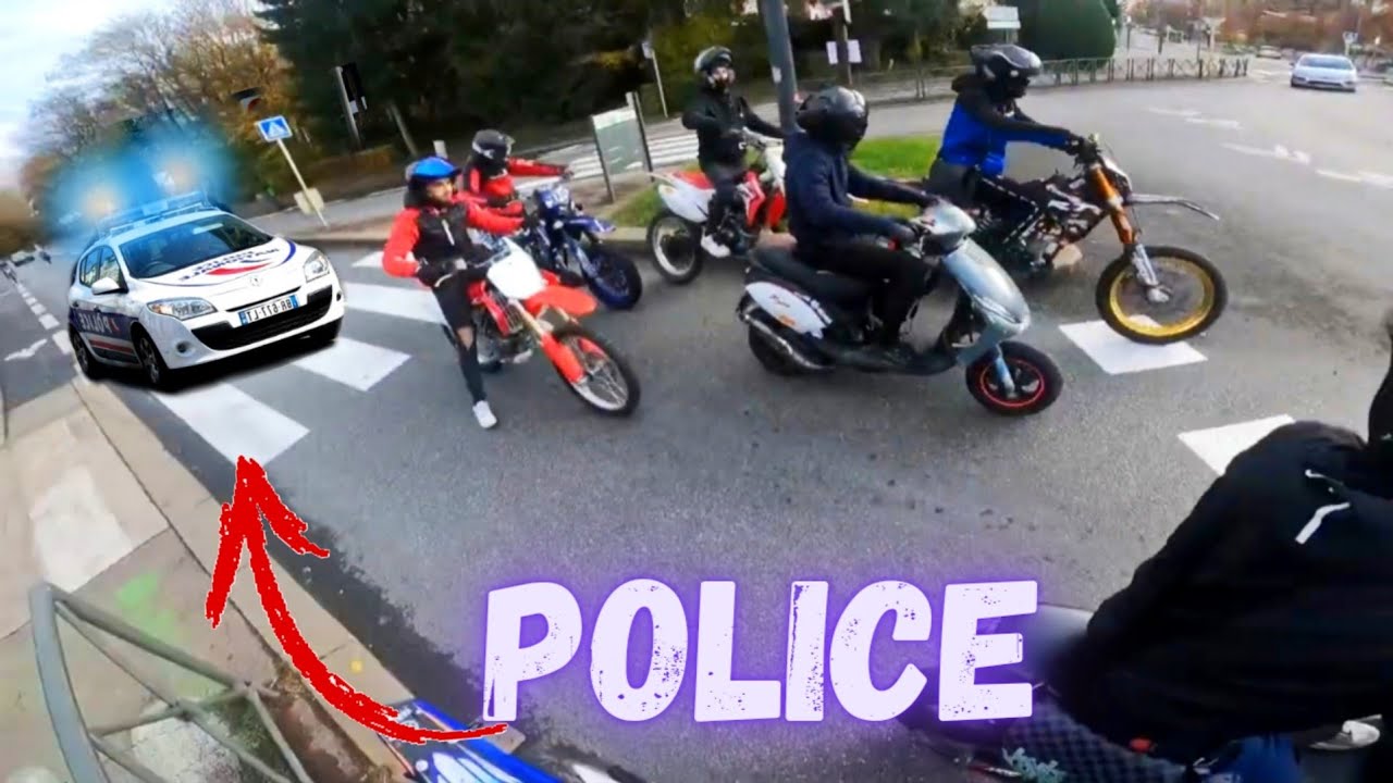 🚨 COURSE POURSUITE AVEC LES POLICIERS !🚔