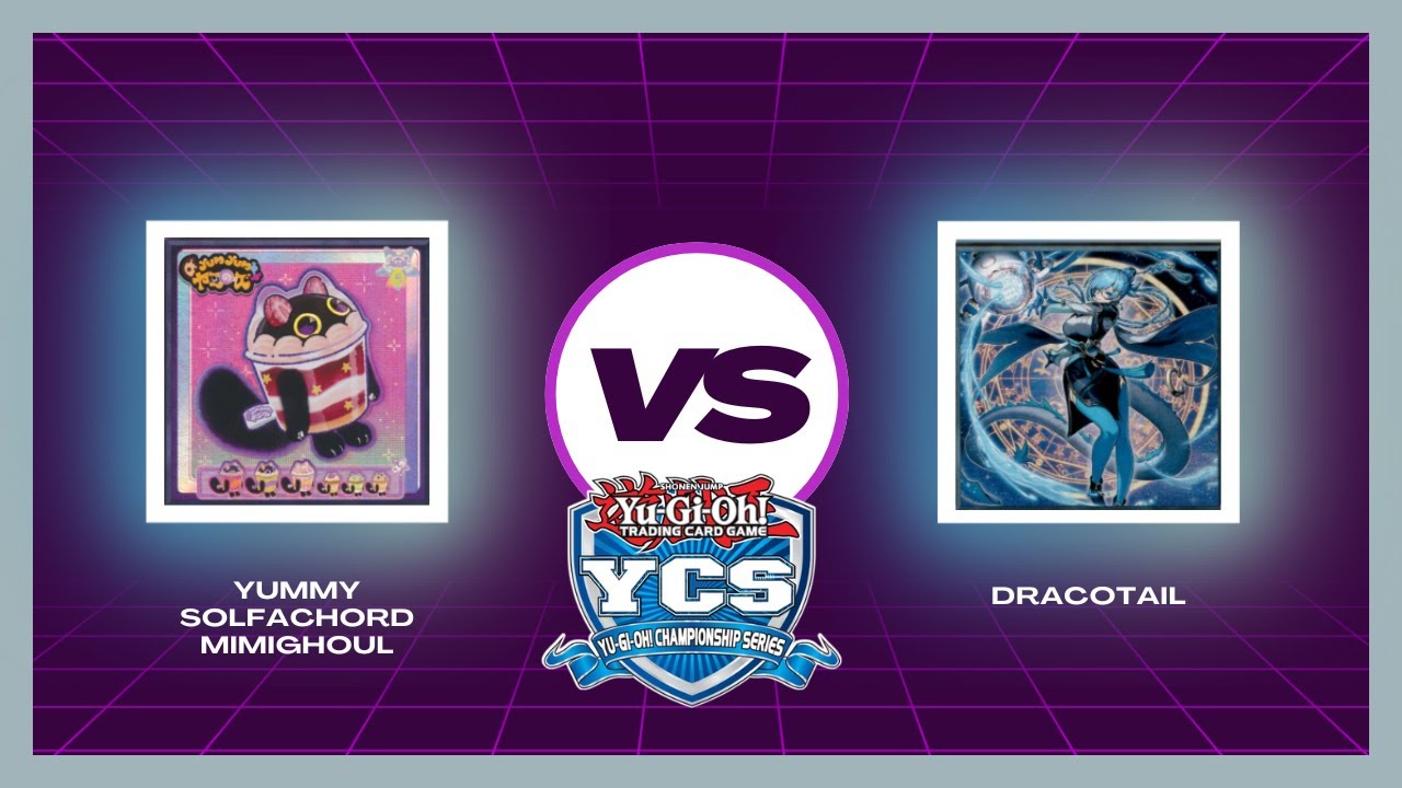 YCS Pittsburg | Round 8 | Yummy Solfachord vs Dracotail Branded -  Dracotail que vence sem TRAPS?