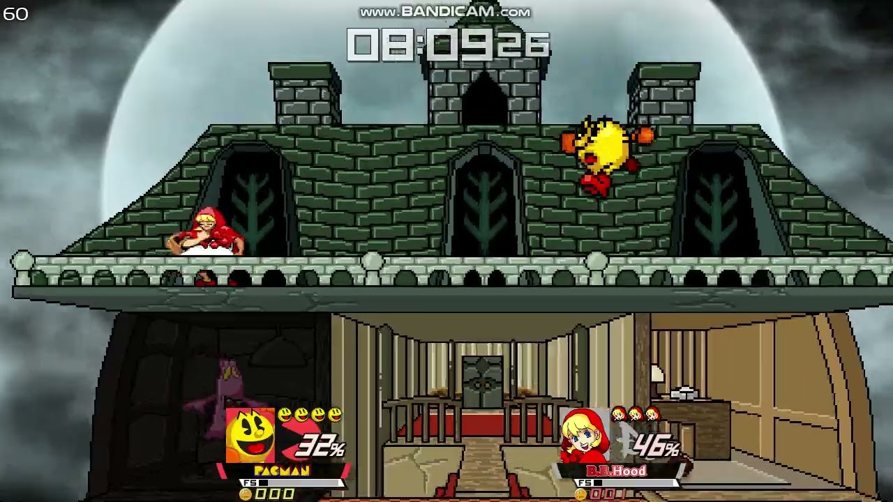 Smash Battles! Pac-Man (Me) vs Baby Bonnie Hood