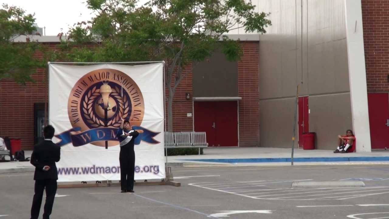 Drum Major Paul Espitia - World Class Mace - 2012 Drum Major Championships