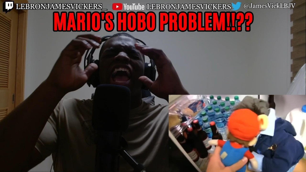 SML Movie: Mario's Hobo Problem REACTION!!!