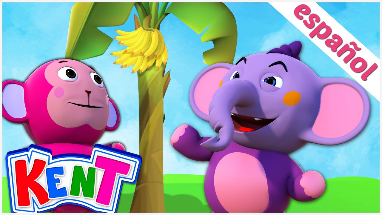 Kent el Elefante | Prueba del día: Encontrar un plátano - Aprendizaje Infantil