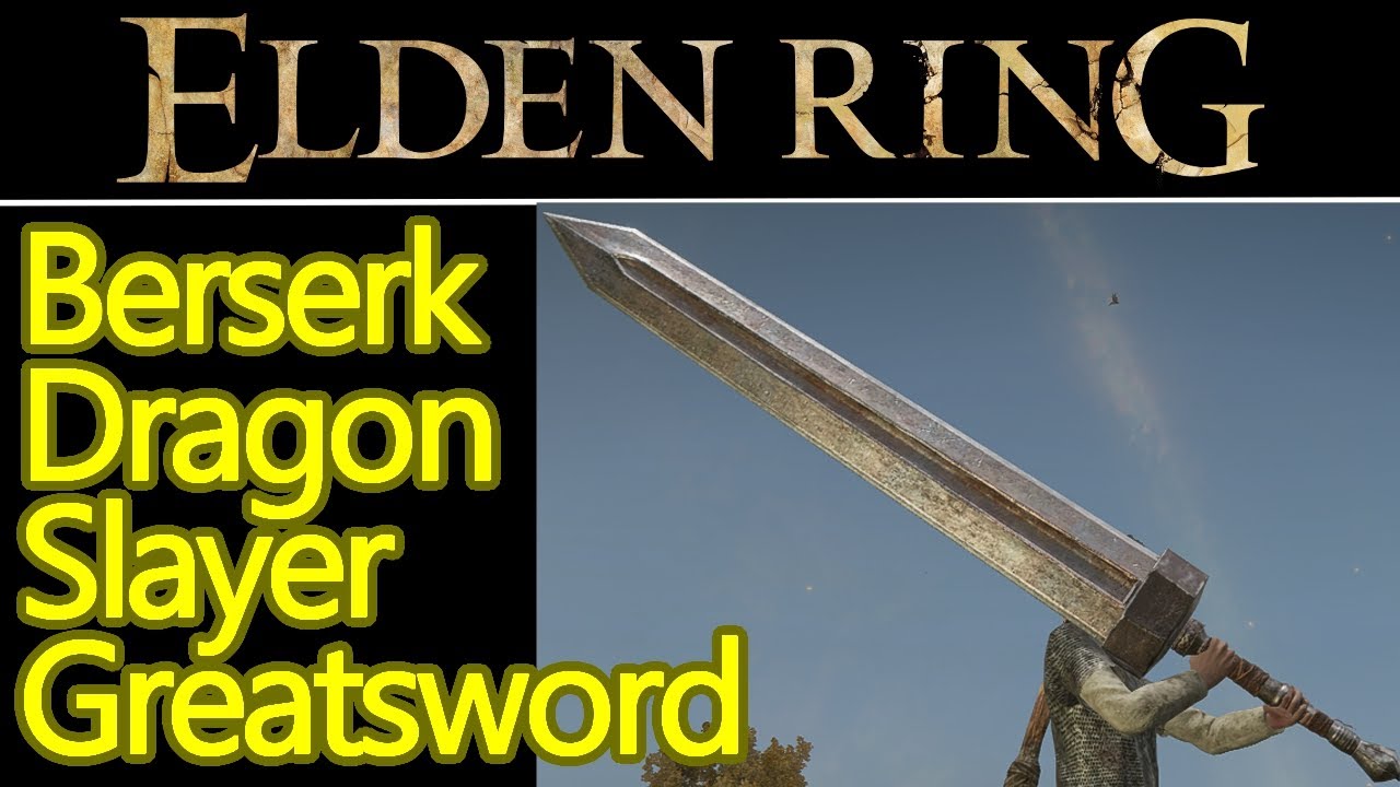 Elden Ring easter egg - early Berserk anime Dragon Slayer sword (DS3 Ultra greatsword) Guts sword