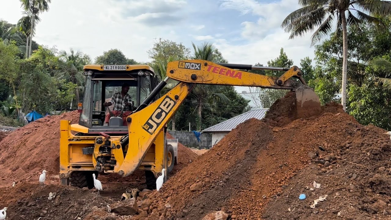 Jcb 3dx digging and collecting soil to make soil heap #jcb #jcb3dx #jcbvideo #jcbmachine #jcbtractor