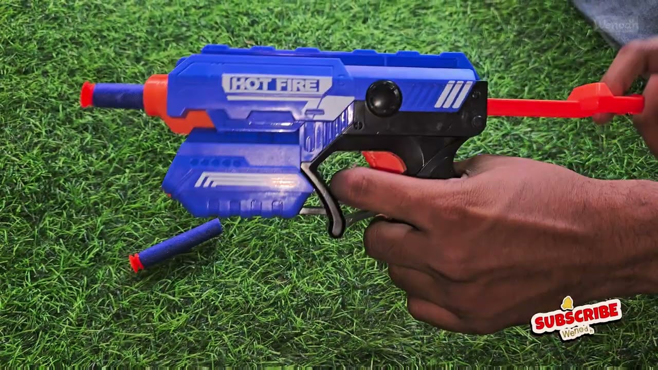 Storio Blaze Storm Hot Fire Soft Bullet Gun Toy With 10 Safe Soft Foam Bullets