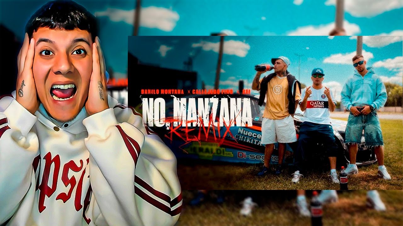NO, MANZANA (REMIX) - Danilo Montana, Callejero Fino, Rei | Reacción 