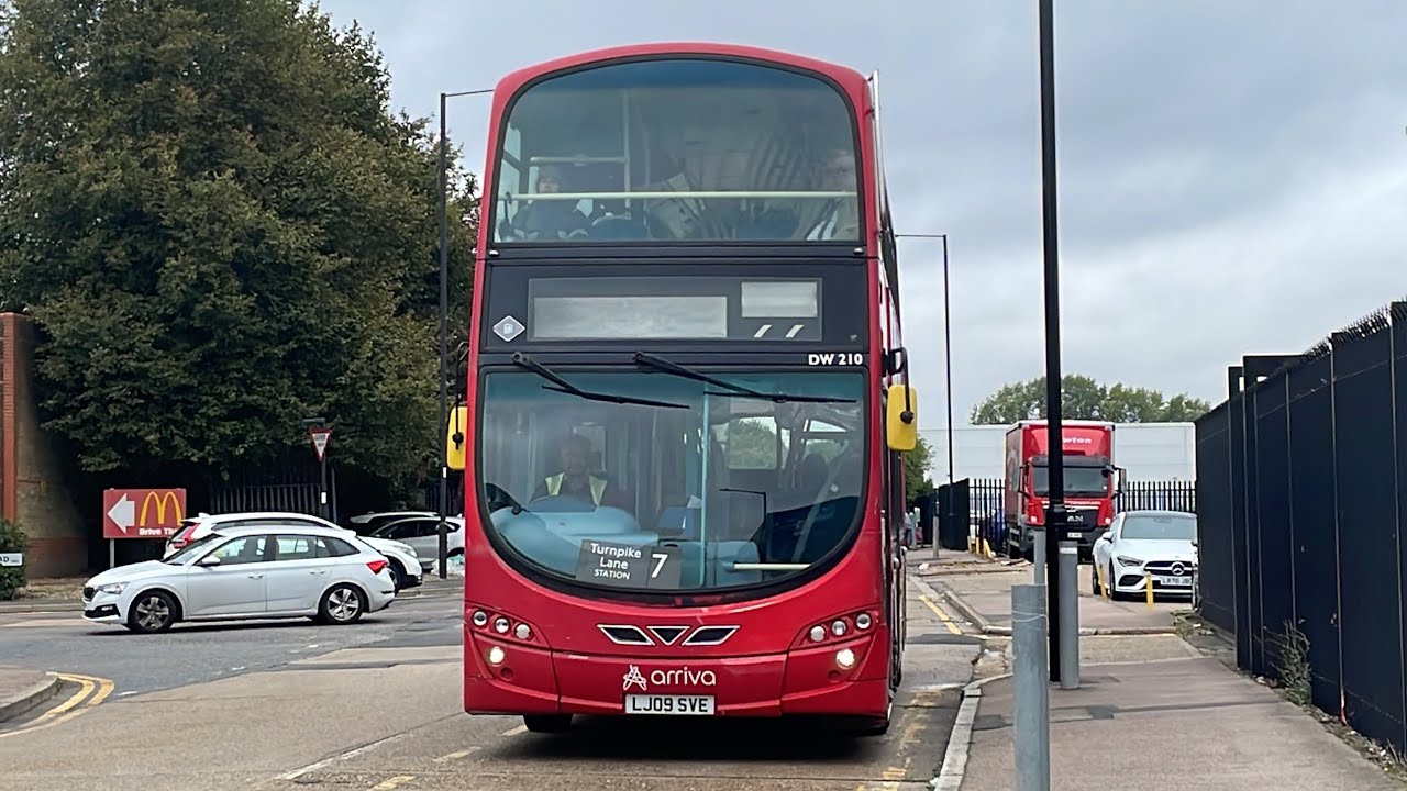 Withdrawn | Bus Journey On The 217 - VDL DB300 Wright Gemini 2 | Arriva London North DW210 (LJ09SVE)