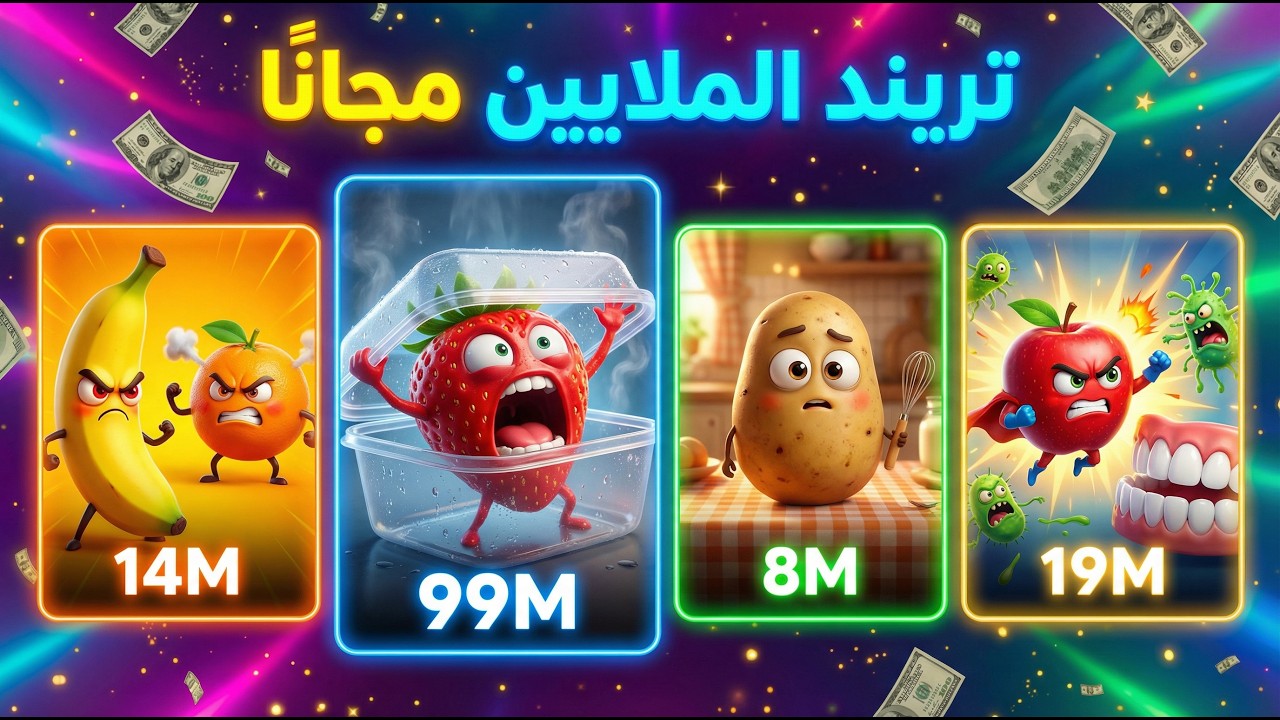 الترند اللي جاب ملايين المشاهدات 🔥 جعل الفاكهه تتكلم وتقول فوائدها بالذكاء الاصطناعي مجانًا