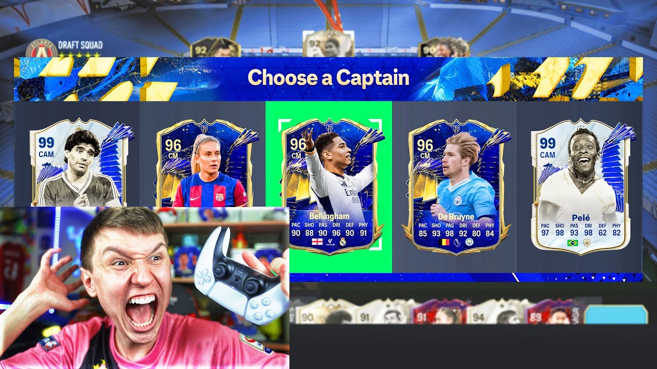 TOTY BELLINGHAM + DE BRUYNE IN 195 FUT DRAFT!! - EA FC 24